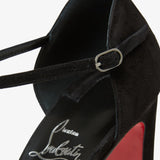 Sandaloo 130 black suede platform sandals