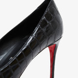 Kate 85 black calf ali pumps