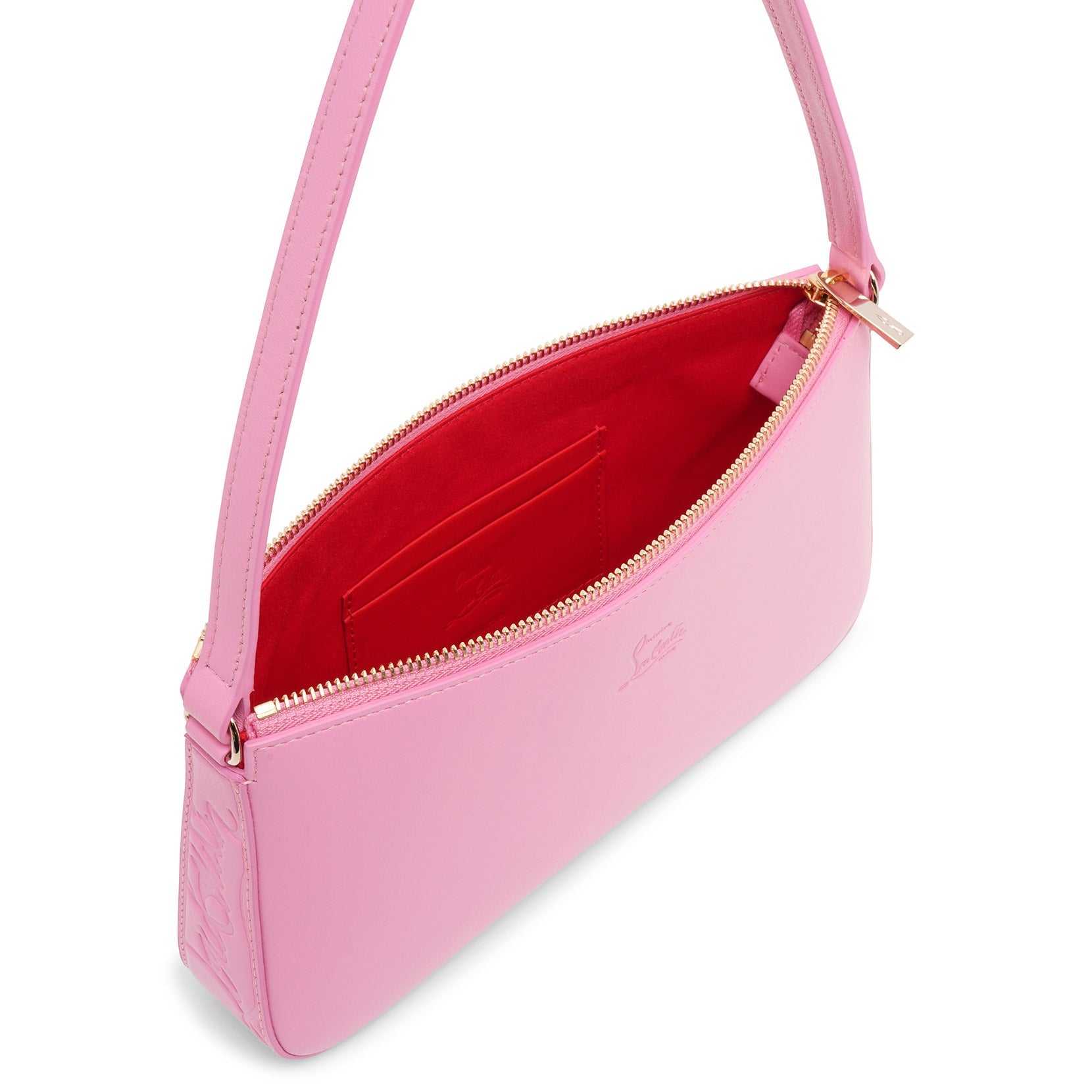 Shop Christian Louboutin Loubila Pink Shoulder Bag