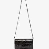 Loubi 54 black calf ali wallet on chain bag