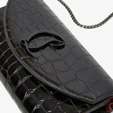 Loubi 54 black calf ali wallet on chain bag