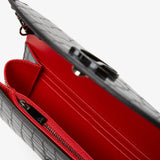 Loubi 54 black calf ali wallet on chain bag