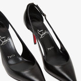 Apostrophatoric 80 black leather pumps