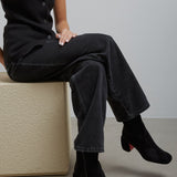 Minny 70 black suede boots