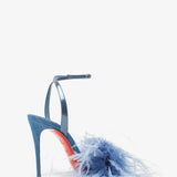 Loubipoupi 100 denim sandals