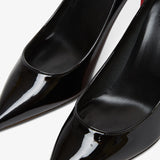 Sporty Kate 85 black patent pumps