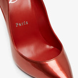 Hot Chick 100 red metallic pumps