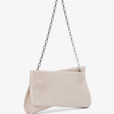 Loubitwist small beige strass bag