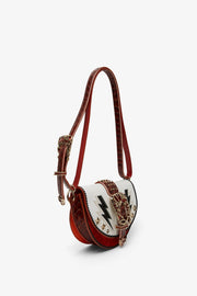 Giddy white crossbody bag