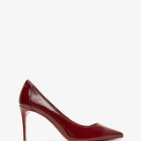 Sporty Kate 85 red soft patent pumps