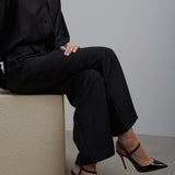 Jenlove 100 black glitter pumps