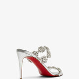 Just jewel 85 silver mules