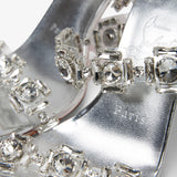Just jewel 85 silver mules