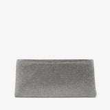 Textured clutch bag on a white background