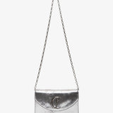Loubi54 silver clutch