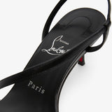 Rosalie 55 black leather sandals