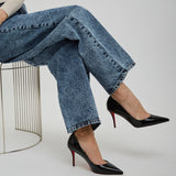 Miss Z 80 black patent pumps