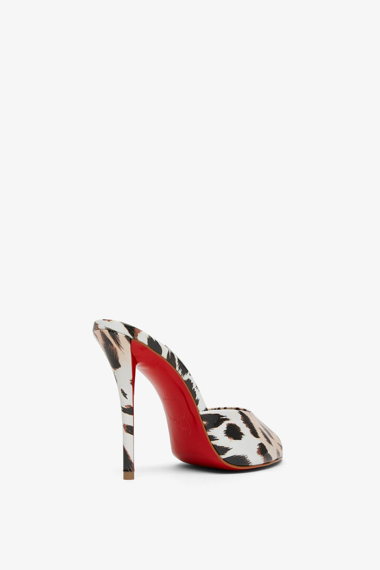 Mizz Z 100 animal print patent mules