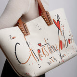 Cabata beach small canvas tote bag