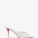 Miss Z 80 white patent mules