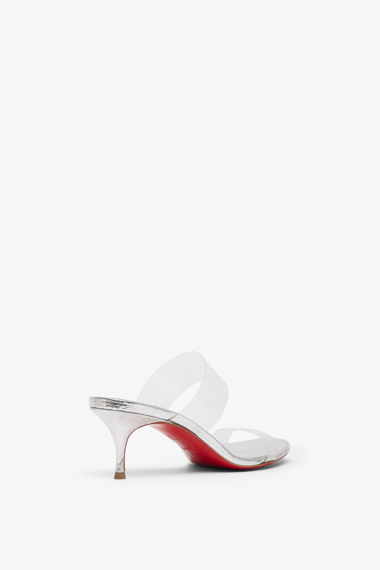 Just Nothing 55 silver sandals