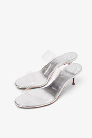 Just Nothing 55 silver sandals