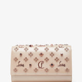 Paloma beige leather clutch