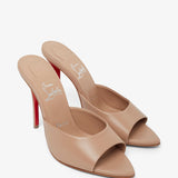Miss Z 100 blush leather mules