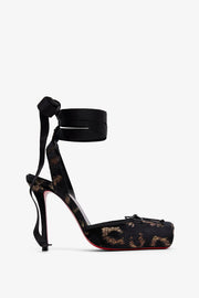 Cassia 100 velvet and lamé pumps