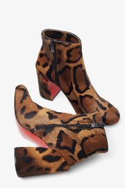 Jane 85 lepard ankle boots