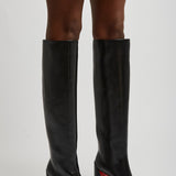 Janitta 85 black leather boots