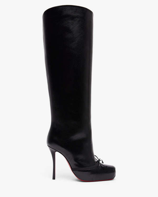 Cassia 100 black leather boots