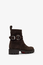 Dianouchette dark brown suede boots