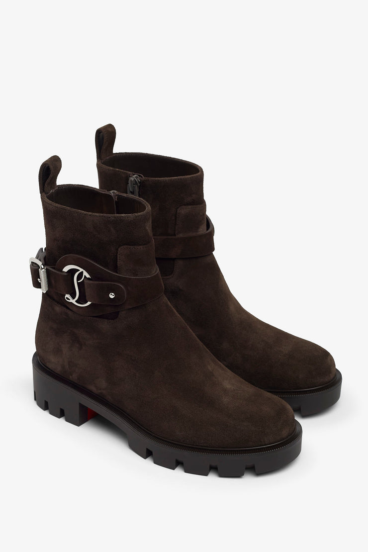 Dianouchette dark brown suede boots