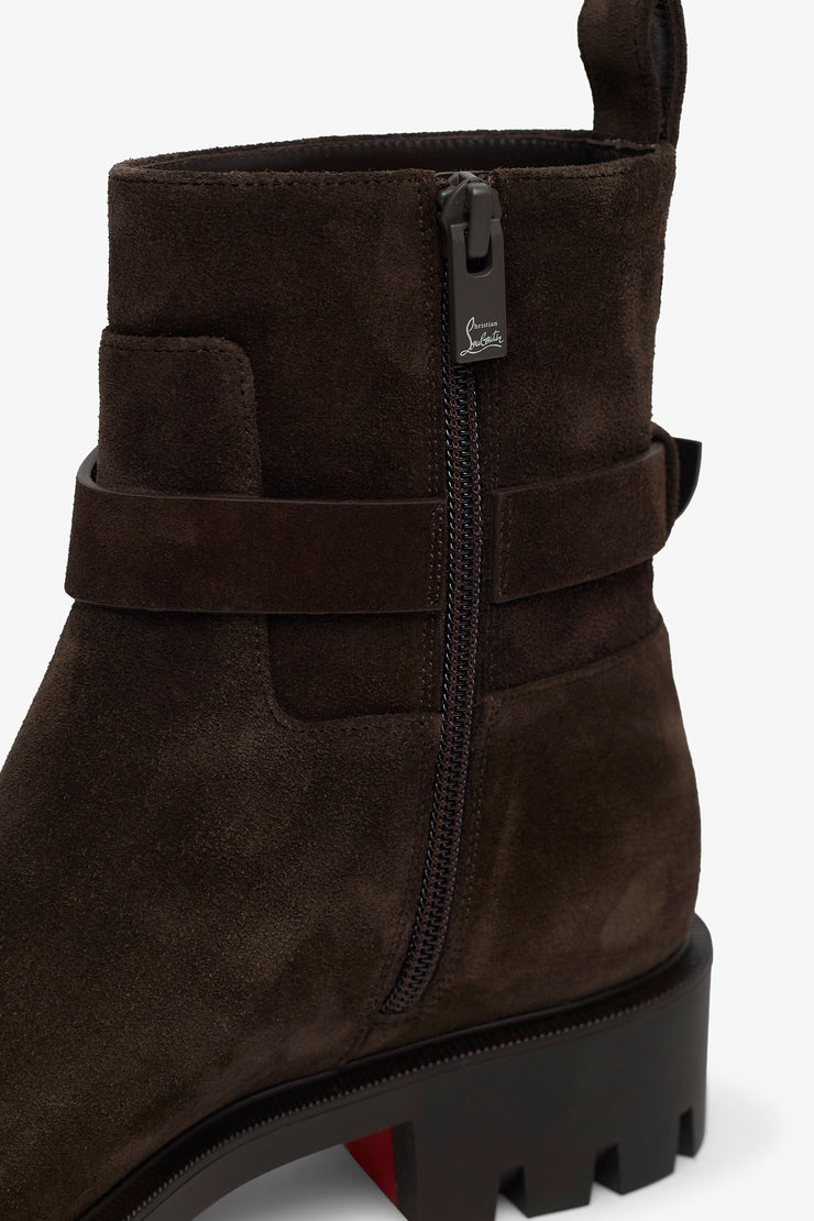 Dianouchette dark brown suede boots