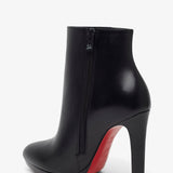 Fannylove 120 black leather ankle boots