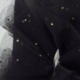 Bettina black bow clutch