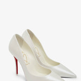 Miss Z 100 Ivory Leather Pumps