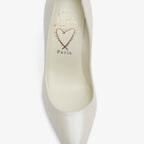 Miss Z 100 Ivory Leather Pumps