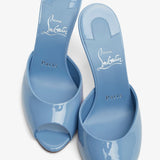 Me Dolly 85 Light Blue Patent Mules
