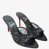 Miss Z 80 Black Strass Mules