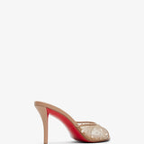 Miss Z 80 Beige Strass Mules