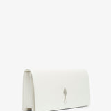 Bettina Ivory Leather Clutch