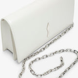 Bettina Ivory Leather Clutch