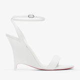 Zeezeenella 100 White Patent Strappy Sandals