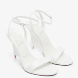 Zeezeenella 100 White Patent Strappy Sandals