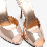 Me Dolly 100 Pink Metallic Mules