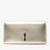 Bettina Laminated Nappa Clutch