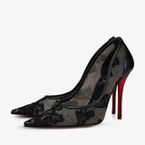 Miss Z mesh 100 black pumps