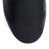 Rivington black leather slingback flats
